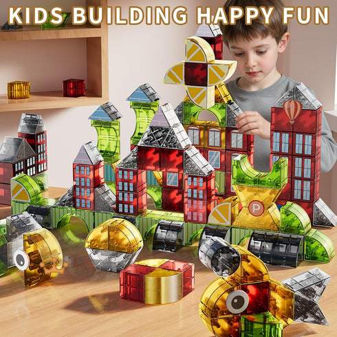 3-5, 115 4-8, 3-5 Magnet Toy for Toddlers Pieces Magnet Building Toys for Kids Preschool Educational Christmas Birthday