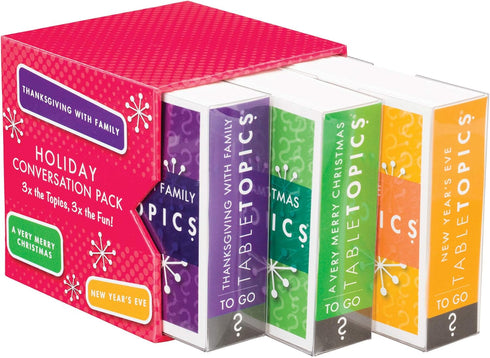 TableTopics Holiday Conversation Pack - 120 Exciting Question Cards for All Holiday Occasions