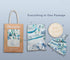 Miaoberry Mountain Baby Organic Muslin Swaddle Blankets for Baby Boy with Hat and Wooden Hello World Newborn Sign