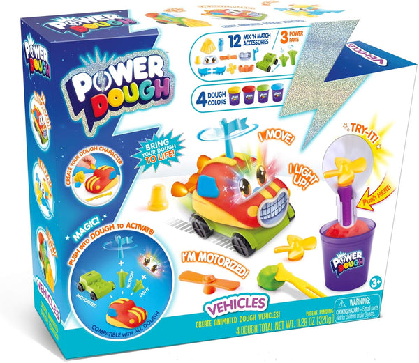 Canal Toys Power Dough Vehicles Large Box Interactive Dough (20Piece)