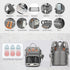 Backpack Backpack, Baby Diaper Bag with Changing Station, Waterproof Diaper Bag for Mom/Dad, Baby Shower Gifts, w/USB