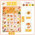 Joy Bang Fall Bingo Games for Kids and Adults, Thanksgiving Bingo Cards for 24 Players, Fall Party Supplies