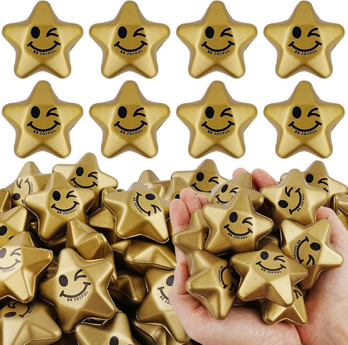 SHQDD 100PCS Stress Balls, Star Stress Balls for Adults & Kids, Mini