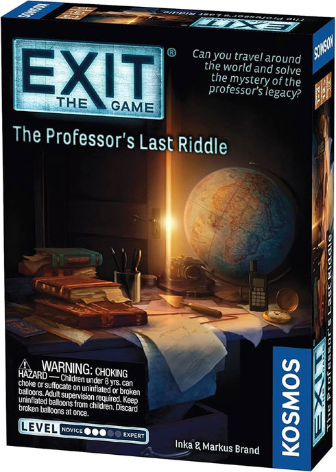 EXIT: The Professor's Last Riddle - Escape Room, Brainteasers, Mystery Solving, Kosmos Game