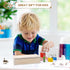 8 3 4 5 Set, 3-6 Woodtoe PCS Montessori Lock and Key Toy, Montessori Toys for Toddlers Year Old, Kids Tool Montessori