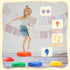 Balance Stepping Stones for Kids - 5pcs Non-Slip River Stones for Indoor and Outdoor Coordination Games