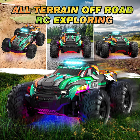 1:16 4-7 8-12 BLUEJAY Remote Control Car, All Terrain High Speed RC Cars Truck for Boy, Rechargeable Monster RC Truck