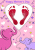 ReignDrop Ink Pad for Baby Footprint & Handprint, Smudge Proof, Easy to Wipe Off Skin, Acid Free (Red)