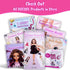 5 BSCOOL - Drawing, Coloring & Activity Book. Nail Design Book with Stickers and Guides. Fashion Design Sketchbook