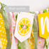 1st ZAIBIANHAO Lemon First Birthday High Chair Banner - Lemonade Birthday One Garland, Fruit Theme Party