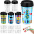 Yiyiring Set of 12 Father's Day DIY Color Your Own Cups 10 oz
