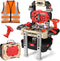 Toddler Tool Bench Set, 79pcs Pretend Construction Toy Set with Drill for