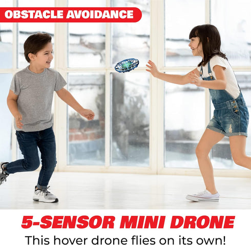Force1 Scoot Hand Operated Drone for Kids or Adults - Hands Free Motion Sensor Mini Drones, Easy LED Indoor
