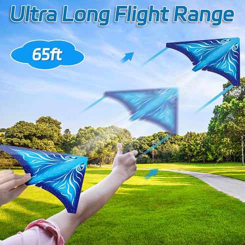 Mini Kites for Kids Ages 4-12 - Finger Launcher Kites Easy to Fly for Outdoor Toys, Birthday Party Favors for Boys Girls