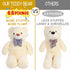 IKASA Giant Teddy Bear Plush Toy, Stuffed Animals, White, 47 inches
