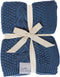 Knit Baby Blanket in Cable Pattern, Organic Cotton Blankets for Crib or