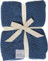 Knit Baby Blanket in Cable Pattern, Organic Cotton Blankets for Crib or