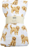 Mud Pie Golden Doodle Print Baby Swaddle Blanket, 47" x 47"