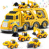 Veslier Construction Truck Toys for Boys Girls Age 3 4 5 6