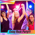 36 Set 12 12 12 1 Pcs Inflatable Rock Star Toy Include Inflatable Guitars Microphones Colorful Heart Shaped Sunglasses