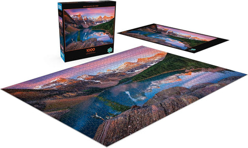 Buffalo Games - Mountains On Fire - 1000 Piece Jigsaw Puzzle – Multicolor, 26.75"L X 19.75"W