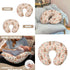ZDCUSTOM Set 2, Cute Highland Cow Flower Car Seat Cover with U Shaped Pillowcase Cover of Carseat Protectors for Girl