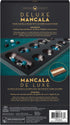 Legacy Deluxe Mancala Classic Game - Folding Wooden Board with Colored Glass Stones for Ages 8+
