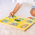 Melissa & Doug - Sing-Along Nursery Rhymes Sound Puzzle - Wooden Peg Puzzle (8 pcs)