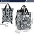 YANENDIE Backpack, Backpack Backpack Pumpkin Toile Pattern Diaper Bag Unisex Travel Baby Diaper Bags with Stroller