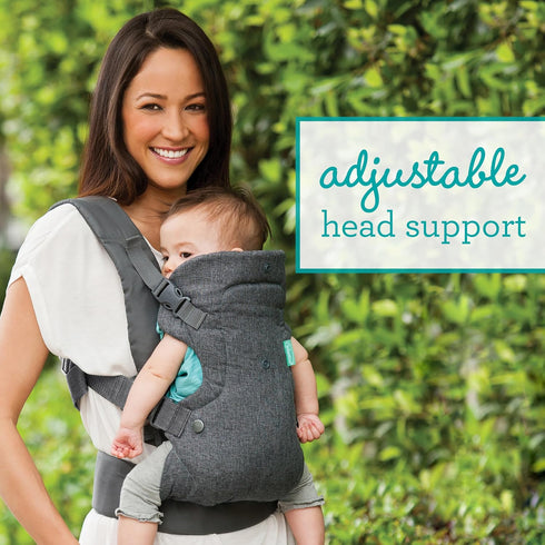 4-in-1 Infantino Flip Convertible Baby Carrier, Adjustable, Ergonomic Babywearing, Registry Essential, Baby Carrier