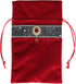 Tarot Cards Bag with Divination Tablecloth, Star River Lace Velvet Bottom with Tarot Pouch (Red)