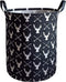 KUNRO Large Sized Waterproof Storage Basket - Organizer Bin Laundry Hamper for Nursery Clothes Toys (Deer)