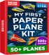 Doctor Jupiter My First Paper Airplane Book Kit for Kids Ages 6+