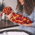 3D Funny Realistic Food Pepperoni Cheese Pizza Newborn Baby Swaddle Blanket with Beanie Hat, Soft Baby Receiving Blanket