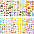 BEESTECH 24 Sheets 500+ Stickers for Kids, Teacher Reward Stickers, Potty Training Bulk with Dinosaur Traffic