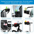 Accmor Double Cup Holder for Stroller, Universal Bike Cup Holder, 2-in-1 Cup and Phone Holder for Stroller, Wheelchair