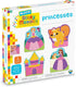 ORB My First Sticky Mosaics Princesses - Purple/Pink/Yellow/Blue, 9.5" x 1.5" x 9.5"