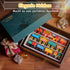 Set 12 3+ SainSmart Jr. Wooden Train PCS - Train Toys with Storage Box, Magnetic Toy Trains Compatible with All Major