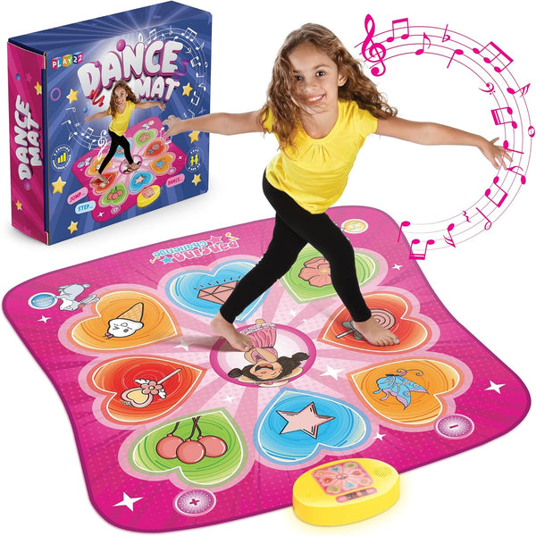 Play22 Dance Mat for Kids - Best Birthday Gifts for Girls &