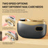generic 2 Trimmer Automatic Electric Nail Clipper Speed Electric Nail with LED Light Nail Cutter with Nail Debris