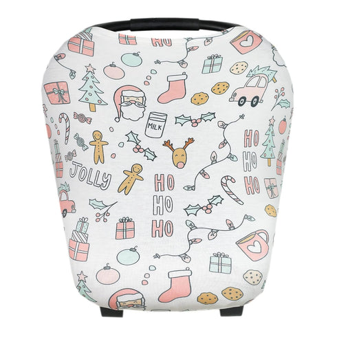 Copper Pearl Multi-Use Cover - Car Seat Covers, Nursing Cover, Stroller Cover, Stylish Designs (Cindy)
