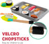 Toy Chef Set, Complete Sushi Restaurant Pretend Play Childrens Pretend Food and Chopsticks, Play Kitchen Accessories