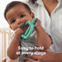 Frida Baby Get-A-Grip Teether for Teething Relief, 100% Food-Grade Silicone Toys for 0-18 Months