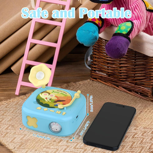 2-3,Record (60pcs Story Toys for Music Montessori Musical Toys HOMESTEC Player for Toddlers Age Player for Kids