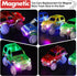 Magnetic Track Cars Replacement Only - Flex Track Race Cars Accessories for Kids Ages 3+, Compatible with Magnetic Car