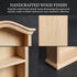1/12 Dollhouse Wooden Bookshelf, Mini Furniture Doll Display Case Miniature Cabinet Shelf Fairy Scene Bookcase