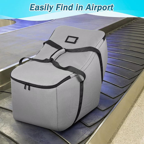 SCTEL Car Seat Travel Bag Fit All Nuna Pipa Car Seat and Base, Doona Infant Car Seat Stroller, Padded Car Seat Bags