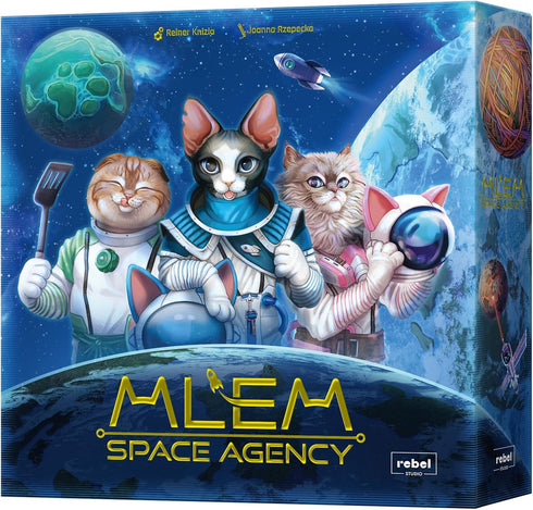 MLEM: Space Agency Board Game - Purrfect Catstronaut Adventures! Fun Family Game for Kids and Adults