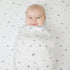 TL Care Printed 100% Natural Cotton Jersey Knit Cradle/Bassinet Sheet, 18 x 36 Fitted, Gray Stars and Moons