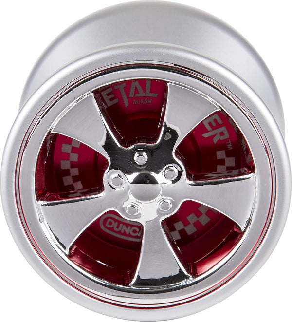 Duncan Toys Metal Racer Yo-Yo, Aluminum Advanced Level Yo-Yo with Racer Caps and SG Sticker Response in Red